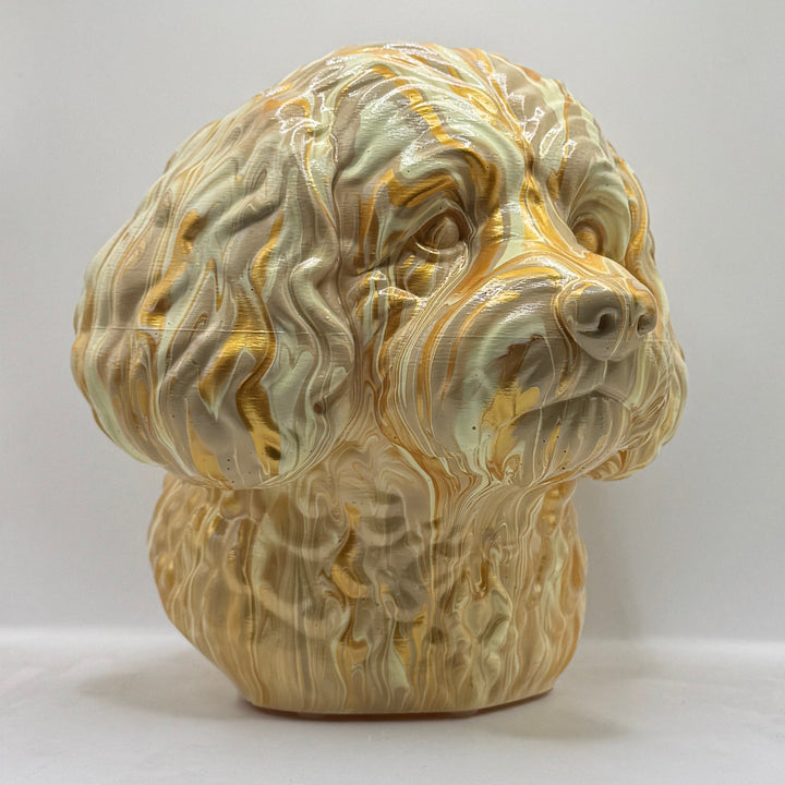 Cavapoo Head – Hand Painted