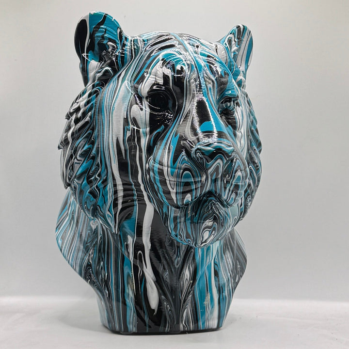 Tiger Head – Hand Painted