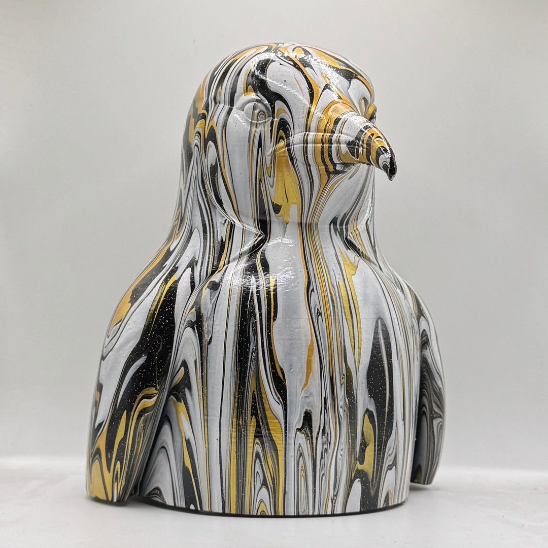 Penguin Head – Hand Painted