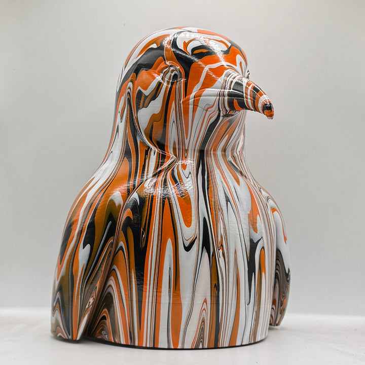 Penguin Head – Hand Painted