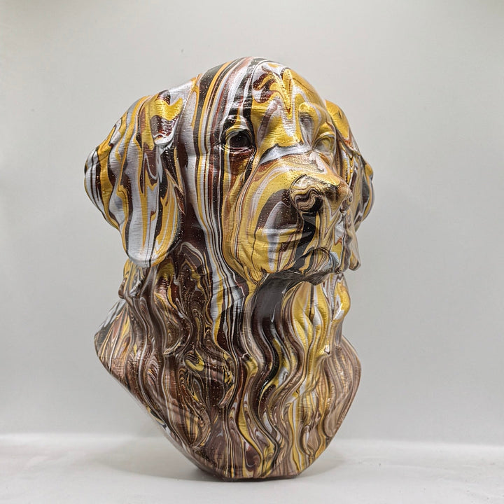 Golden Retriever Head – Hand Painted