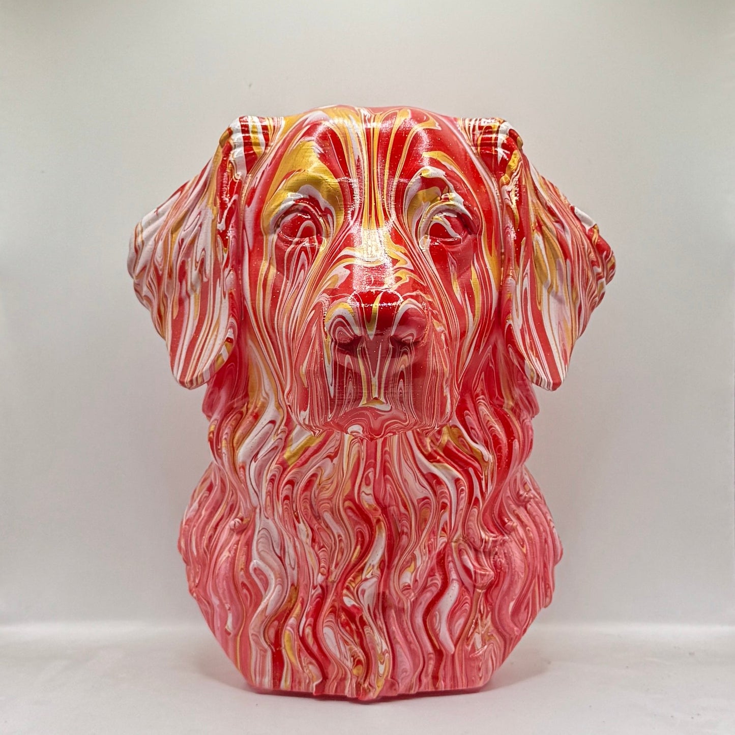 Friesian Stabij Head – Hand Painted