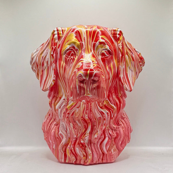 Friesian Stabij Head – Hand Painted