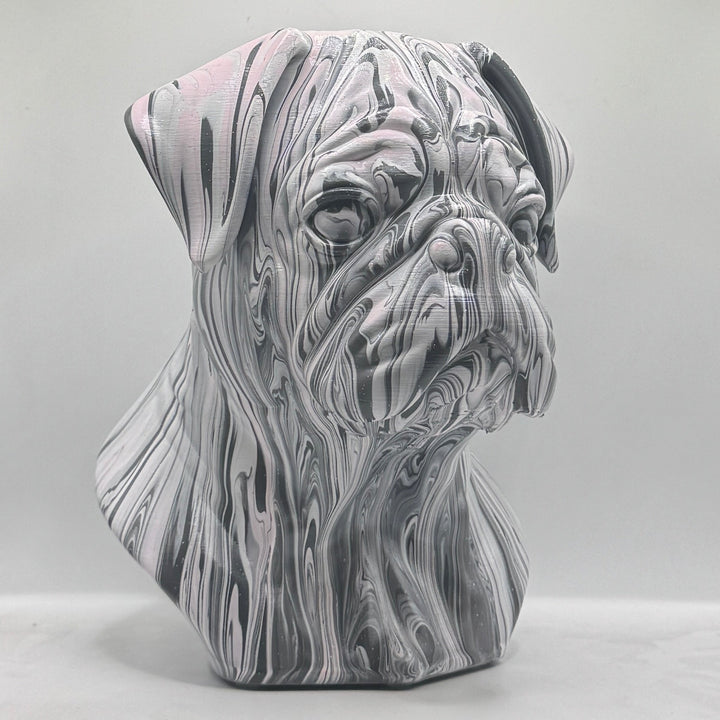Pug Head – Hand Painted