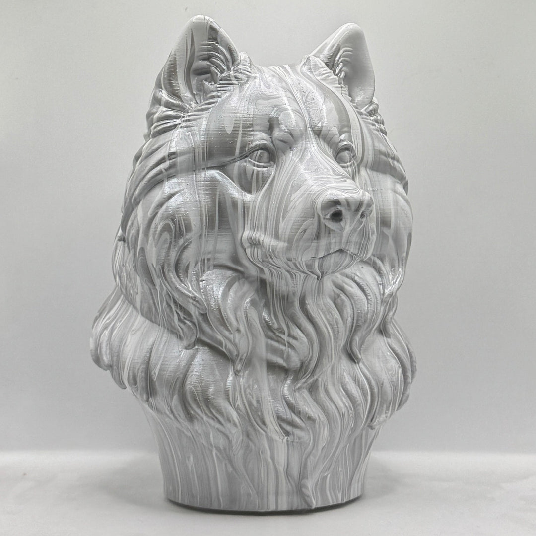 Samoyed Head – Hand Painted