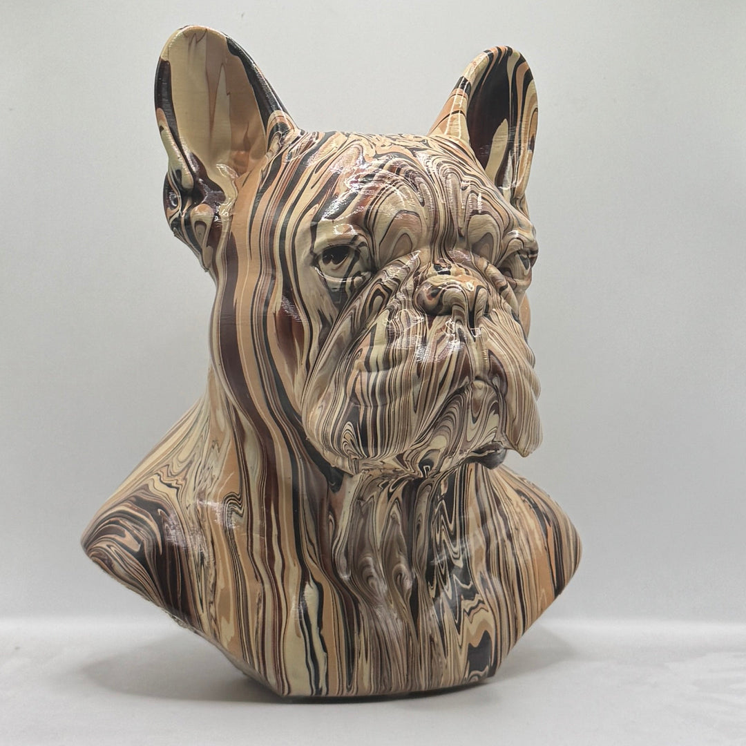 French Bulldog Head – Hand Painted
