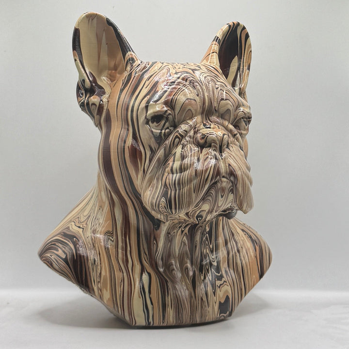 French Bulldog Head – Hand Painted