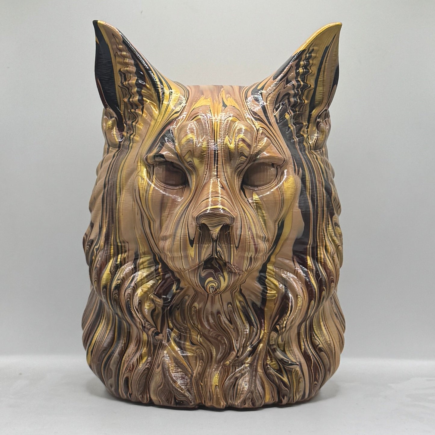 Maine Coon Head – Hand Painted