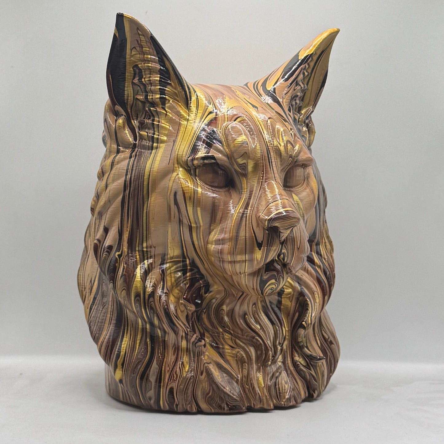 Maine Coon Head – Hand Painted