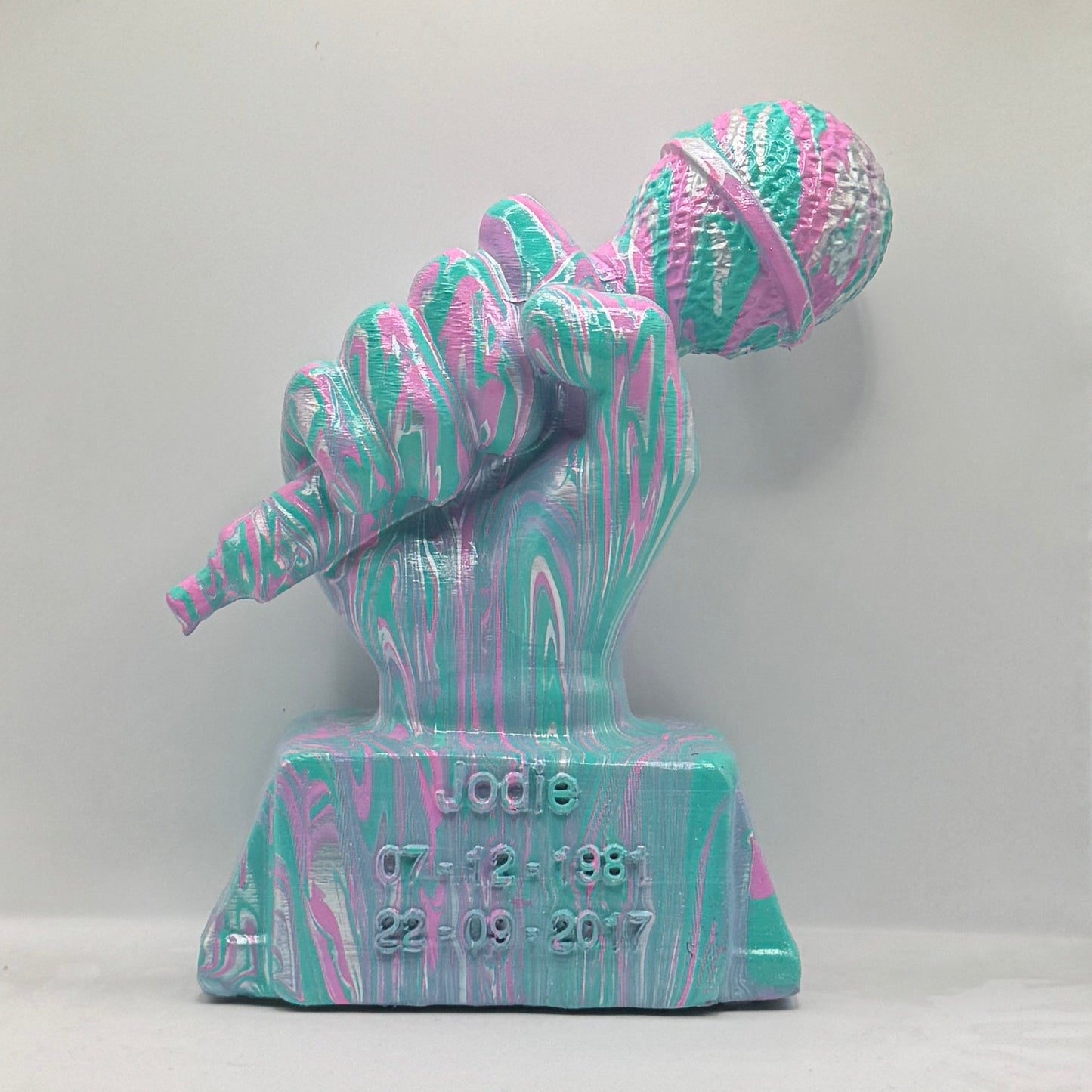 Singer's Hand – Hand Painted
