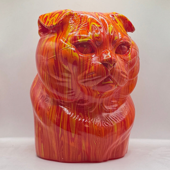 Scottish Fold Head – Hand Painted