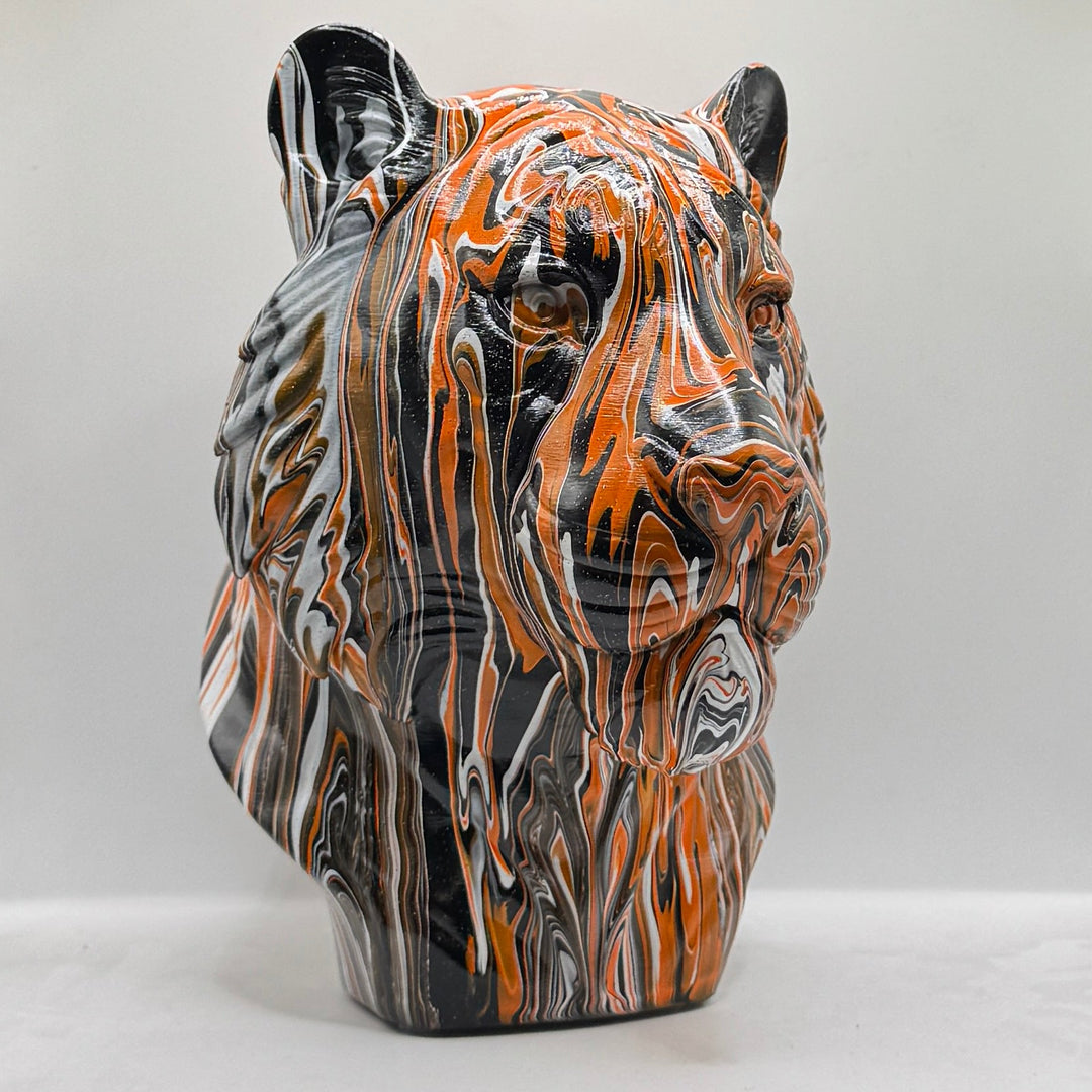 Tiger Head – Hand Painted