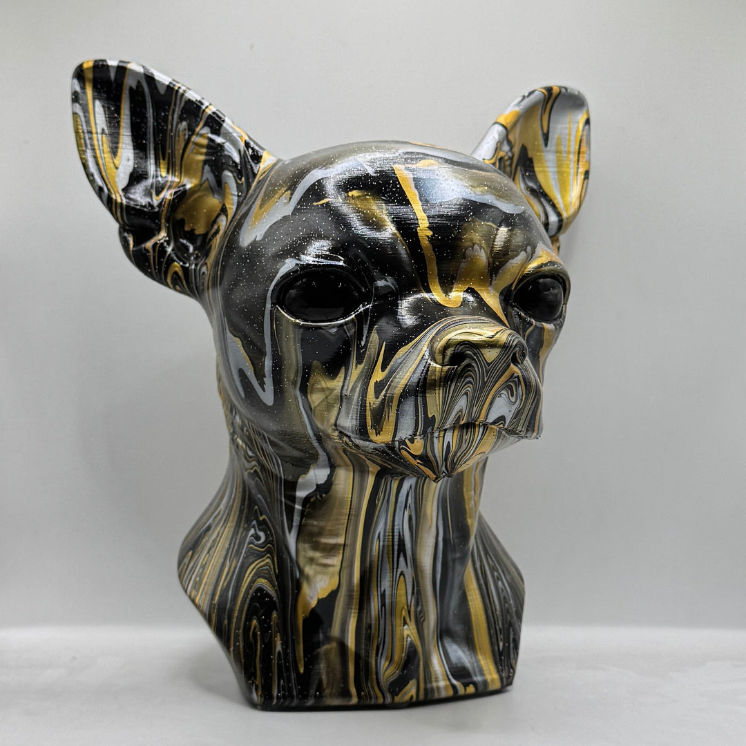 Chihuahua Head – Hand Painted