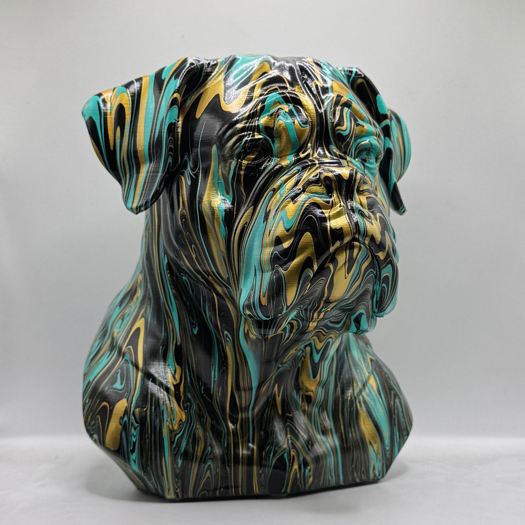 Dogue De Bordeaux Head – Hand Painted