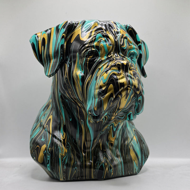Dogue De Bordeaux Head – Hand Painted