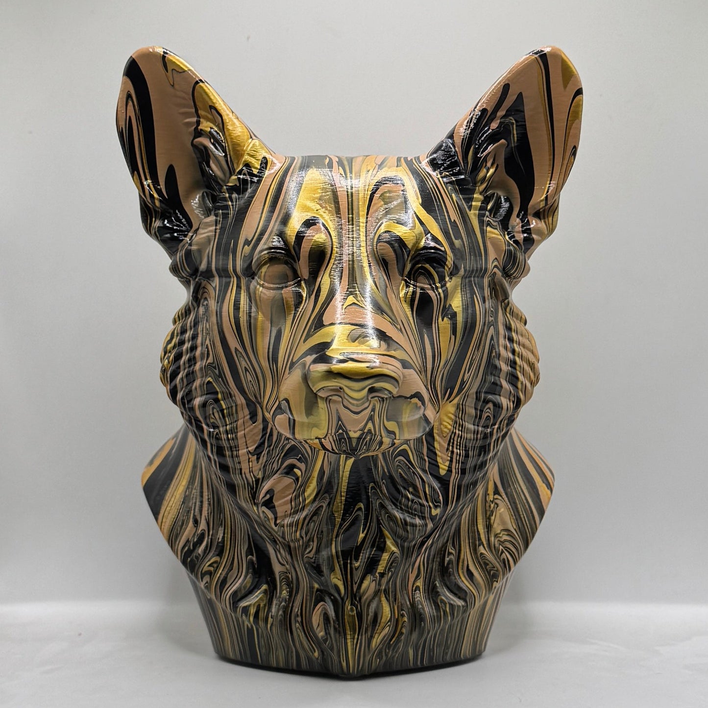 Corgi Head – Hand Painted