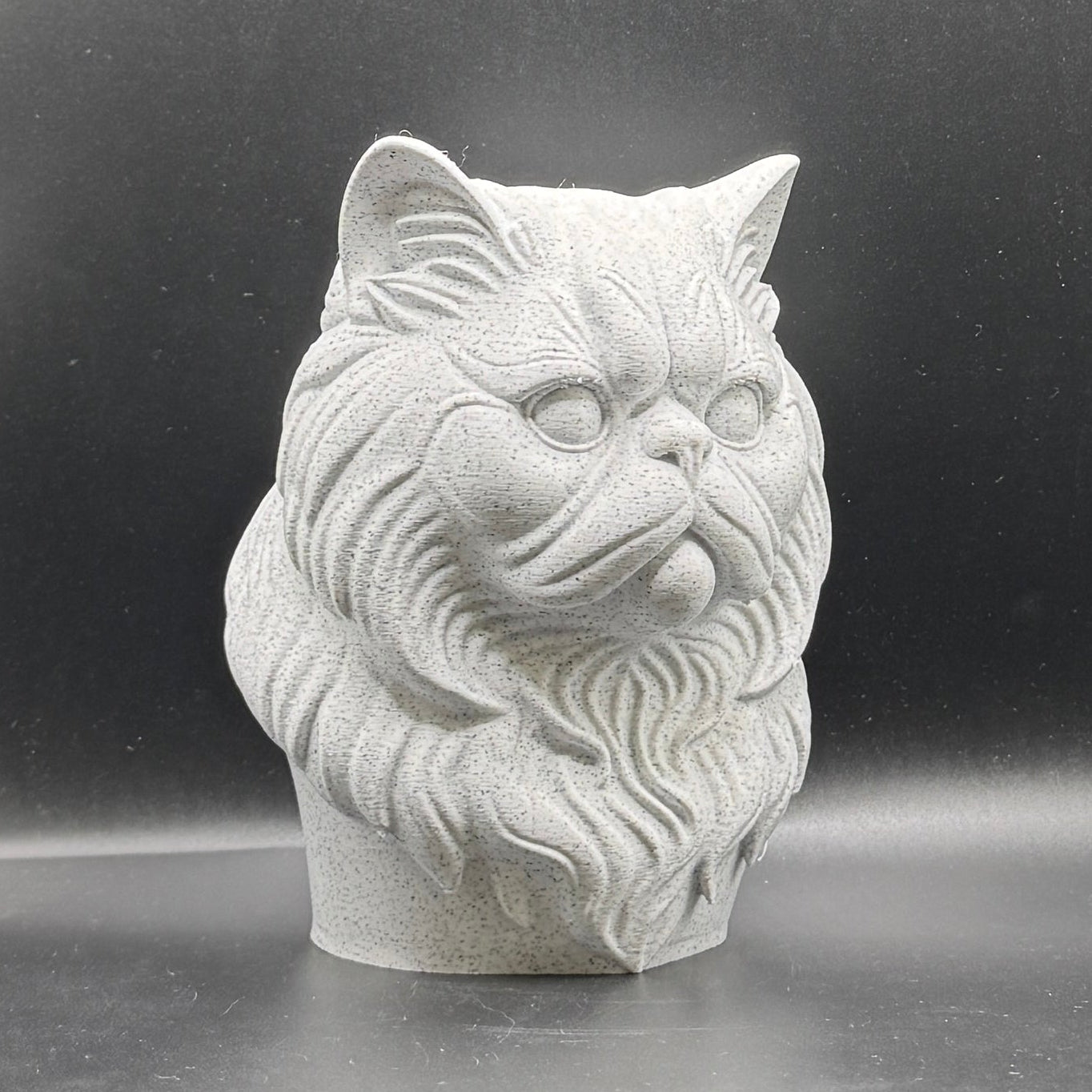 Cat Heads - Stone Style Heads