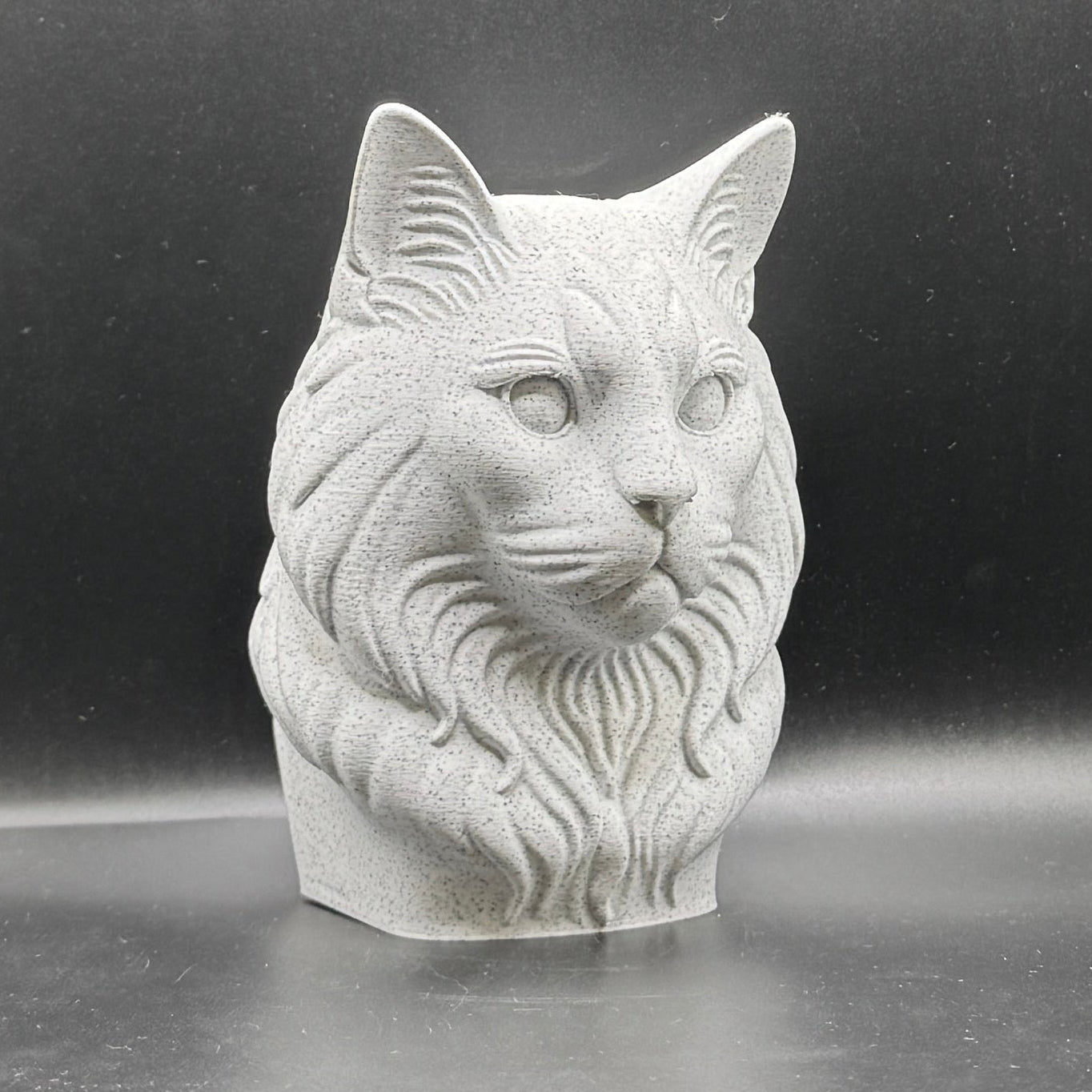 Cat Heads - Stone Style Heads