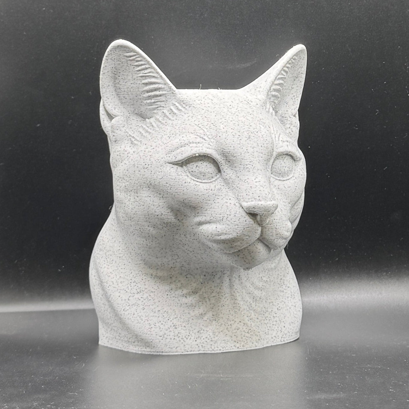 Cat Heads - Stone Style Heads