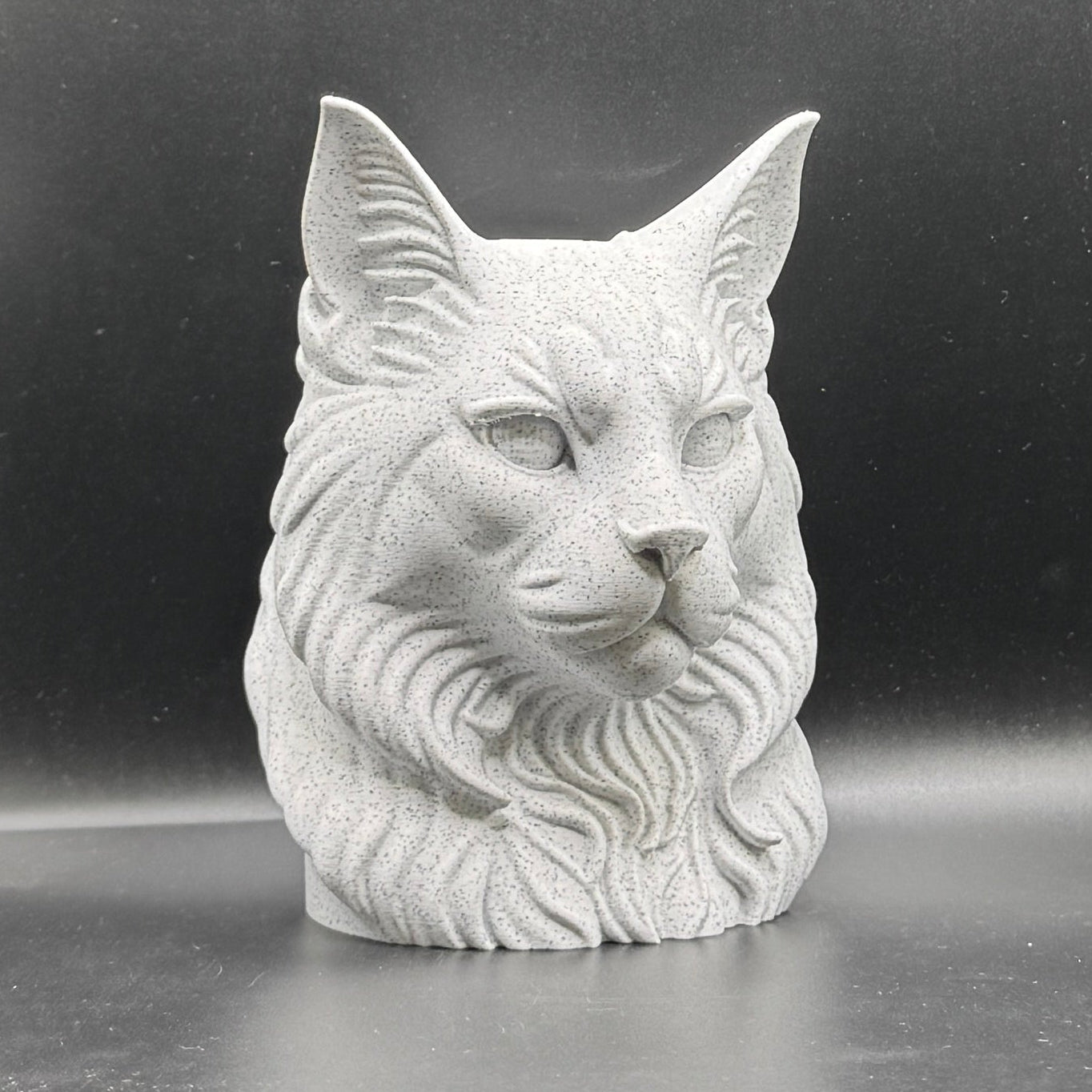 Cat Heads - Stone Style Heads
