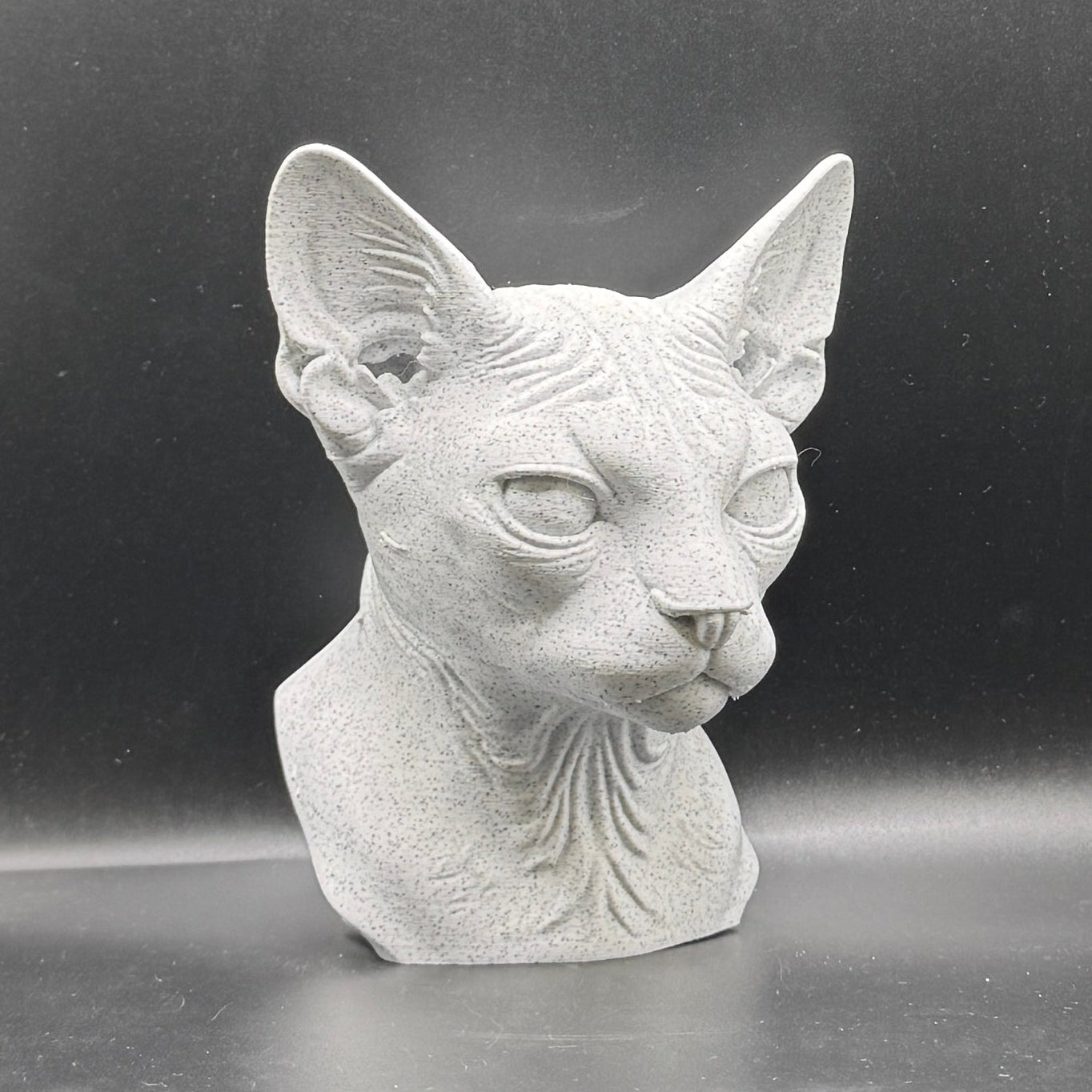 Cat Heads - Stone Style Heads
