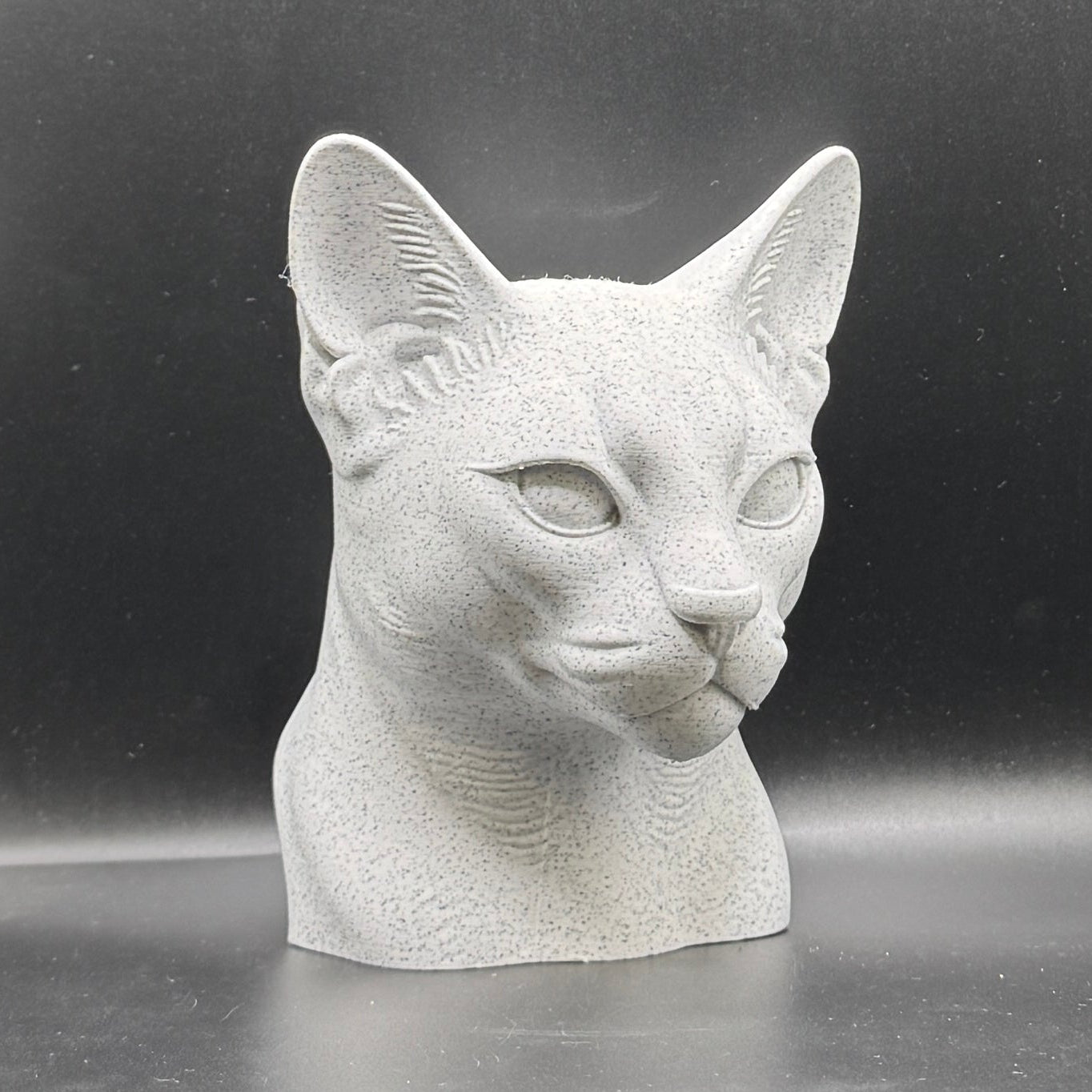 Cat Heads - Stone Style Heads