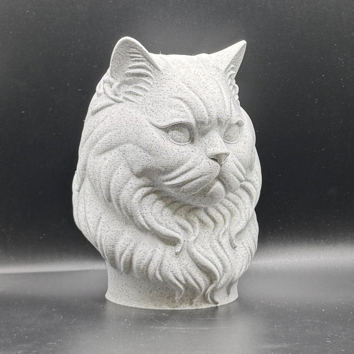 Cat Heads - Stone Style Heads