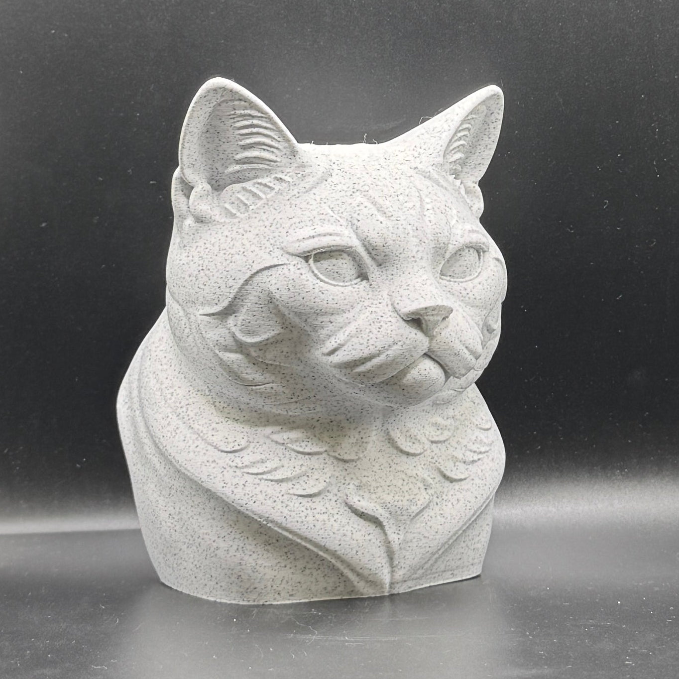 Cat Heads - Stone Style Heads