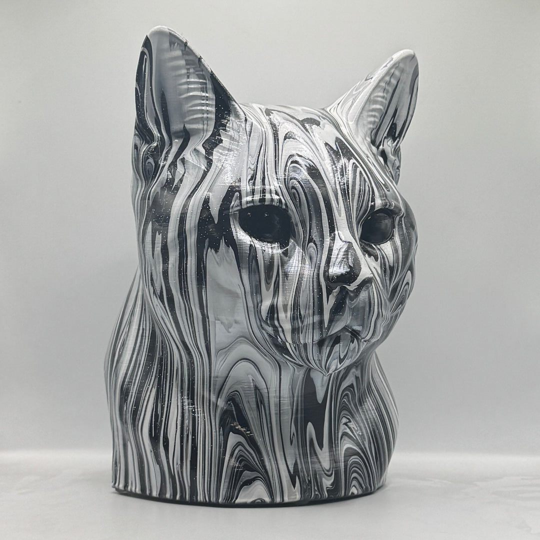 European Shorthair Head – Hand Painted