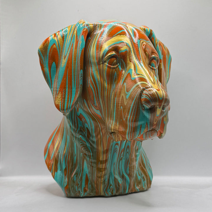 New Zealand Huntaway Head – Hand Painted