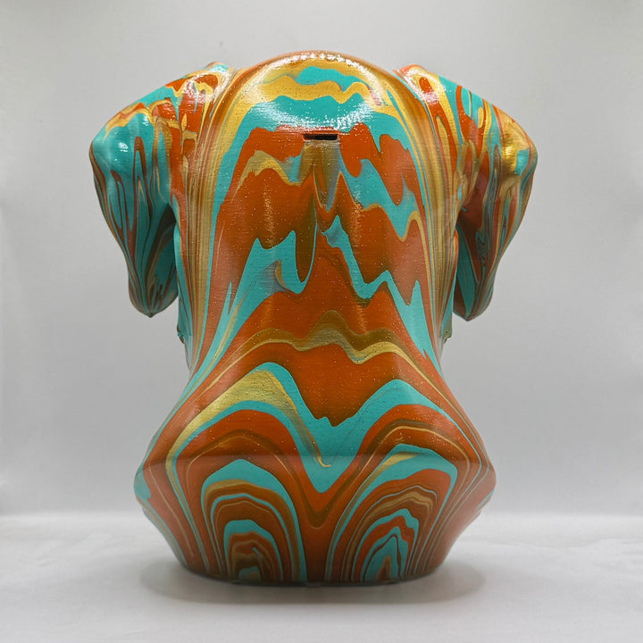 New Zealand Huntaway Head – Hand Painted