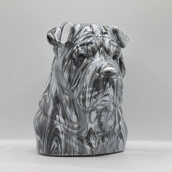 Shar Pei Head – Hand Painted