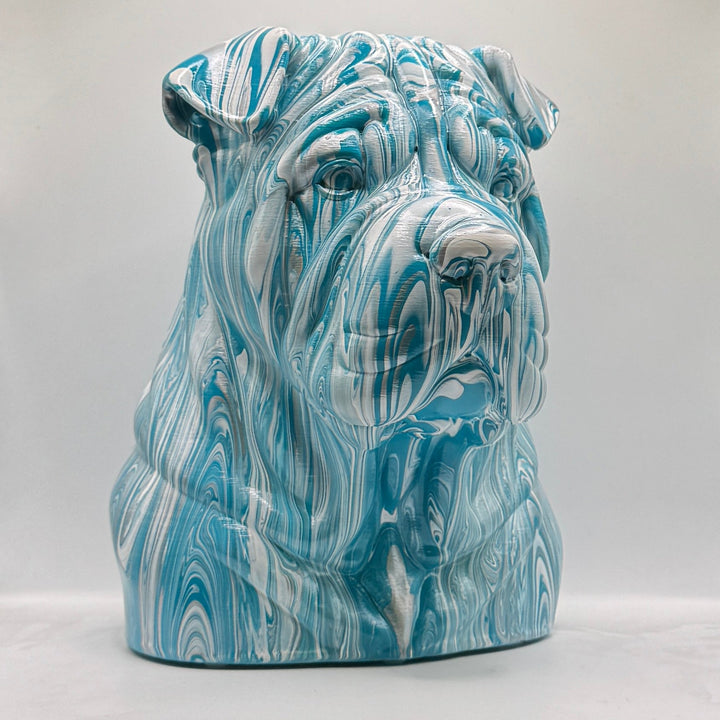 Shar Pei Head – Hand Painted