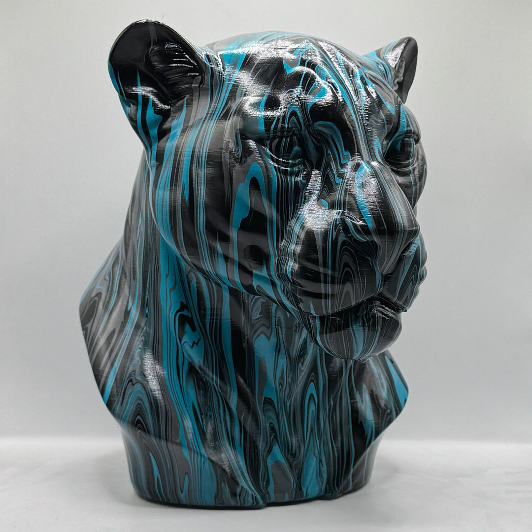 Panther Head – Hand Painted