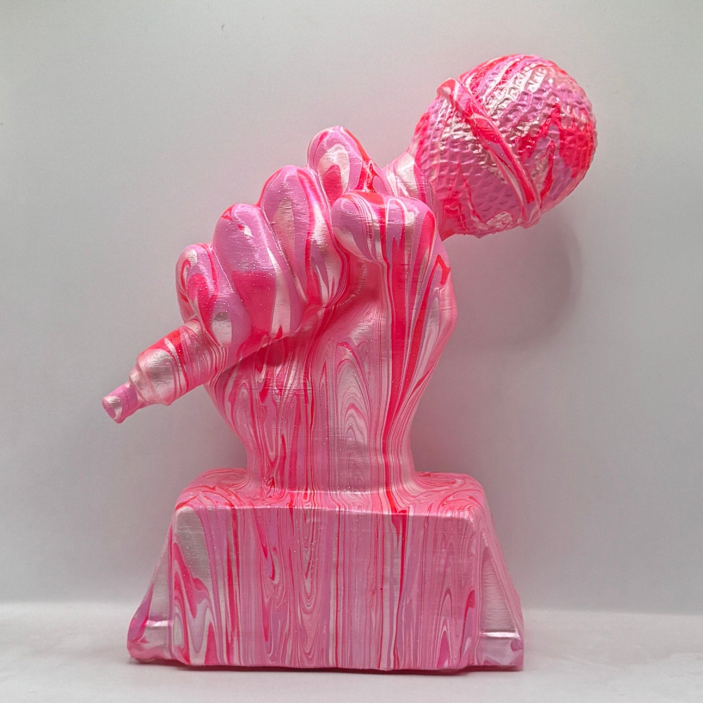 Singer's Hand – Hand Painted
