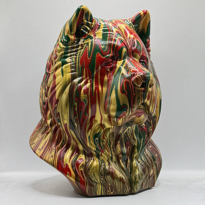 Chow Chow Head – Hand Painted