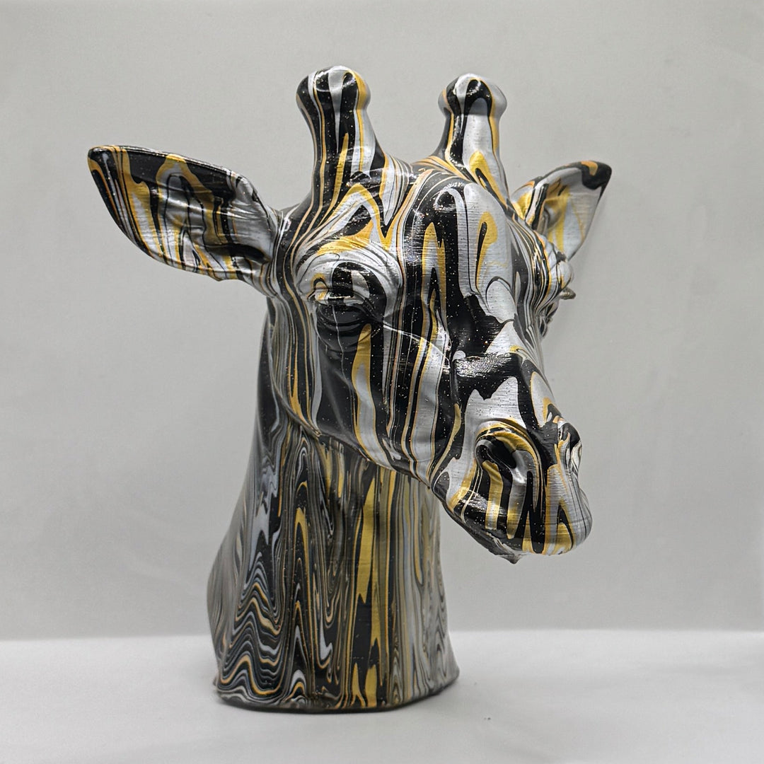 Giraffe Head – Hand Painted