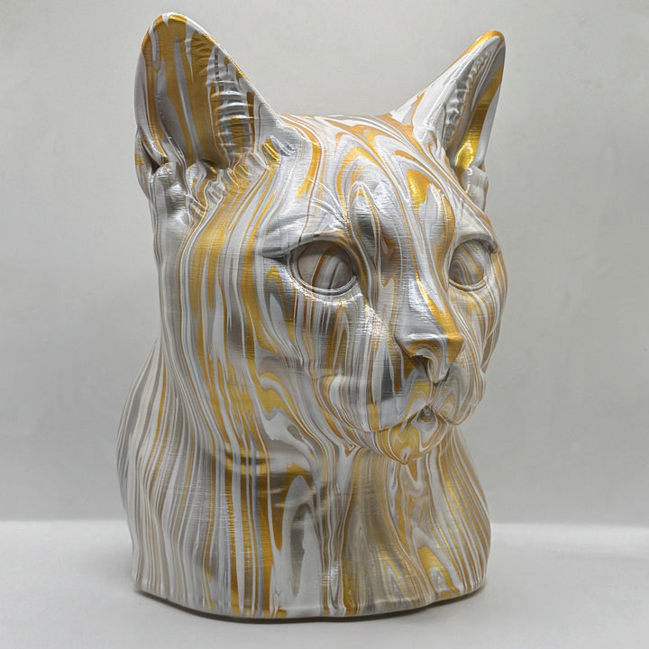 European Shorthair Head – Hand Painted