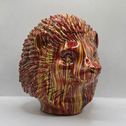 Hedgehog Head – Hand Painted