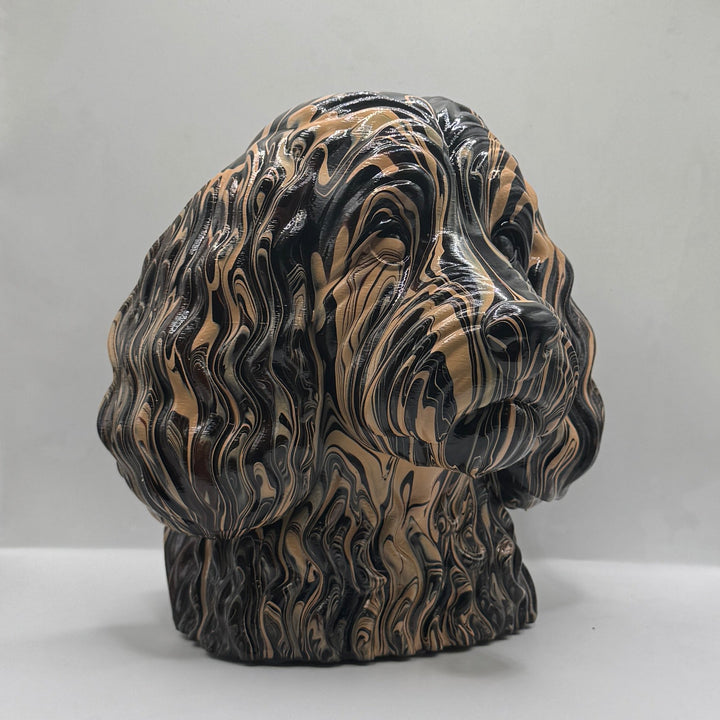 Cockapoo Head – Hand Painted