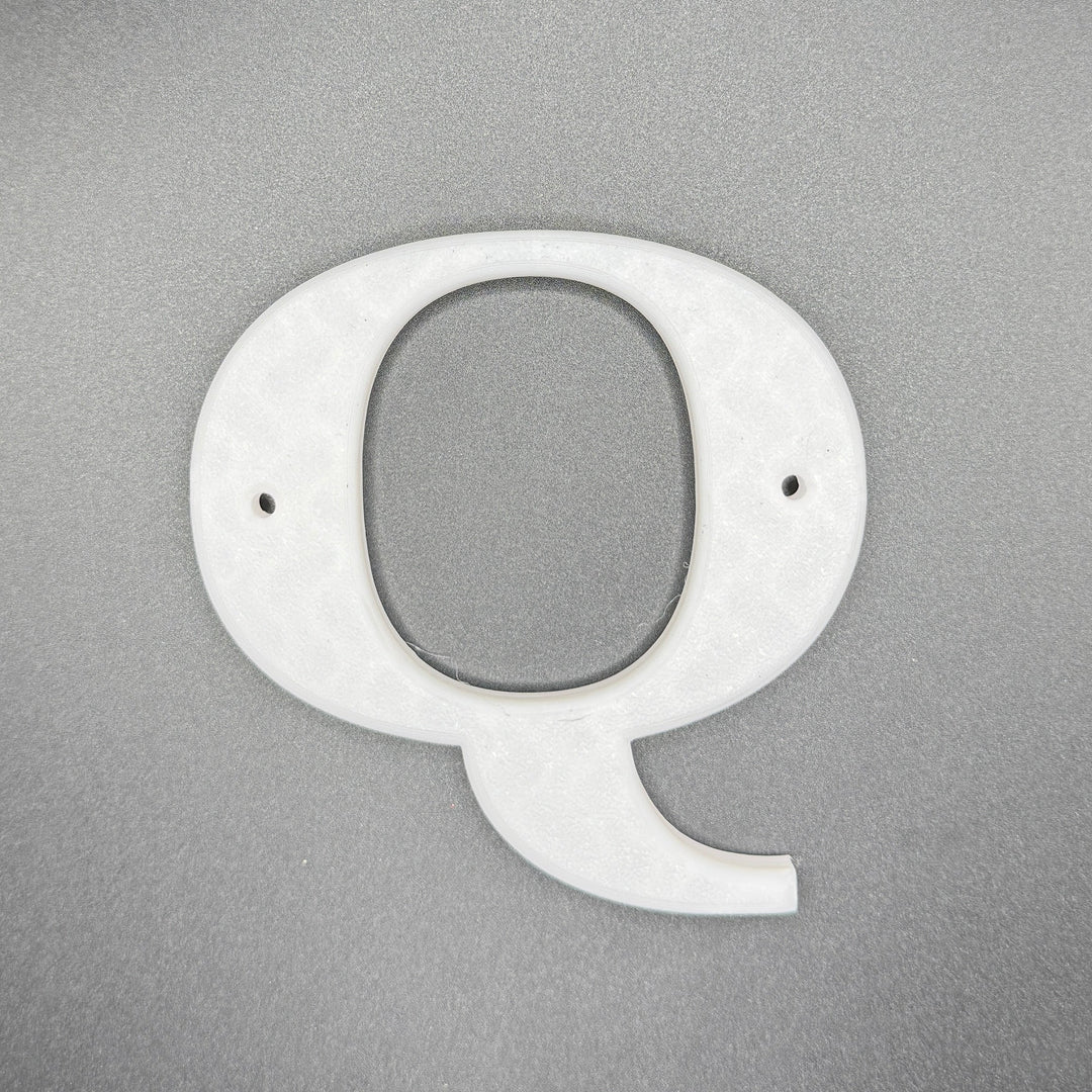 Blank Letters / Numbers - 10 x 10 cm