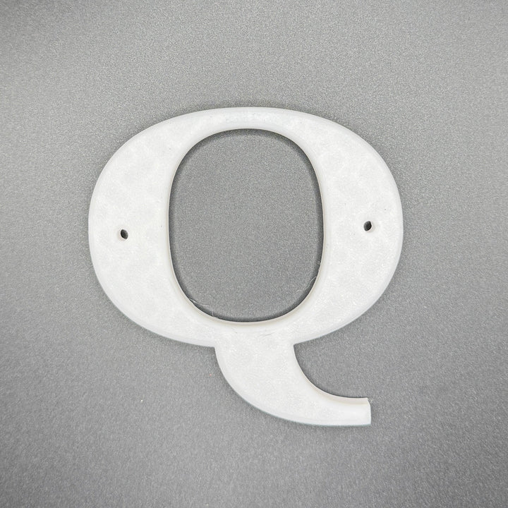 Blank Letters / Numbers - 10 x 10 cm
