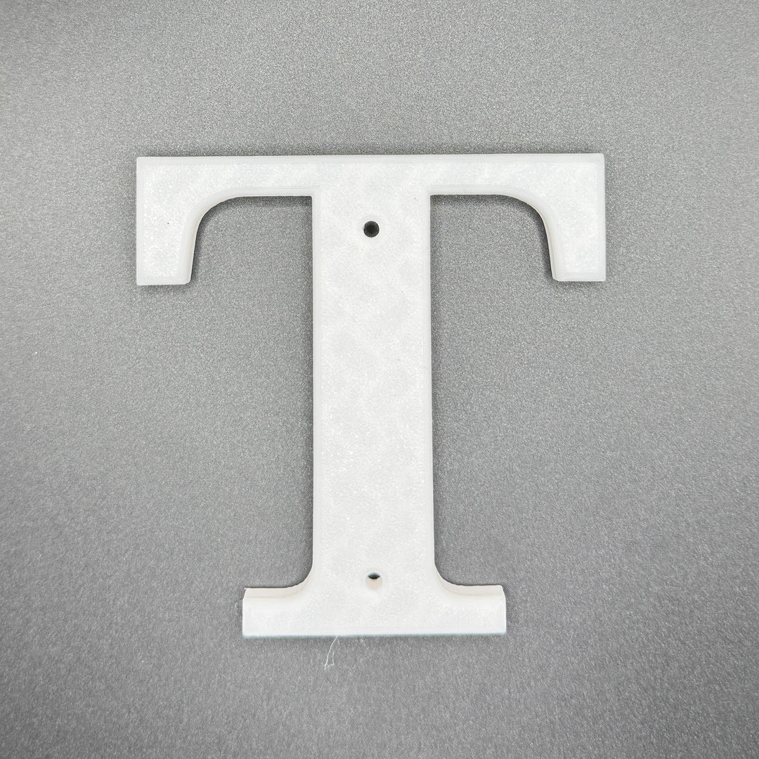 Blank Letters / Numbers - 10 x 10 cm