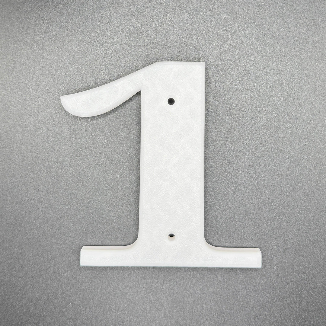 Blank Letters / Numbers - 10 x 10 cm