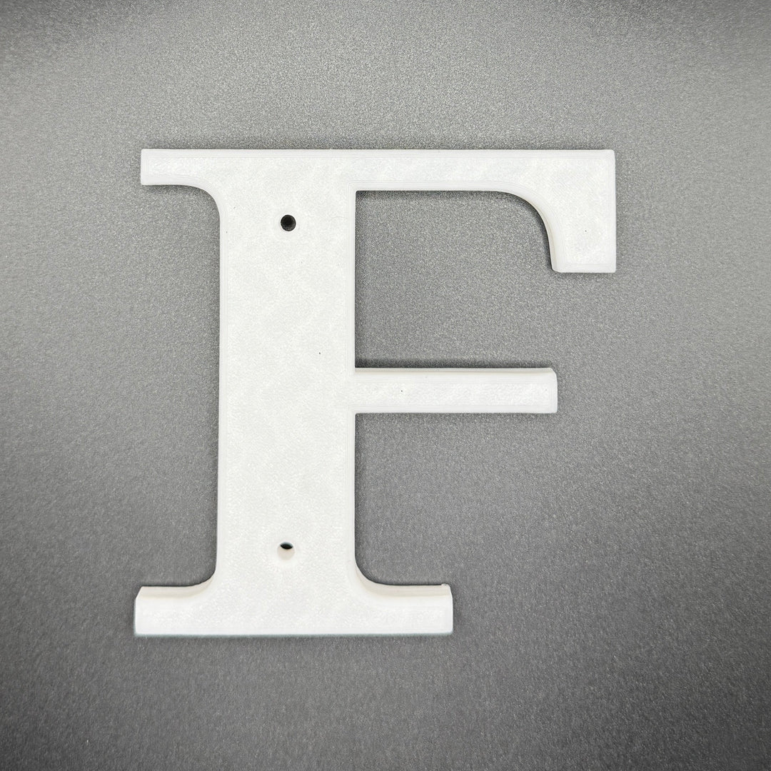 Blank Letters / Numbers - 10 x 10 cm