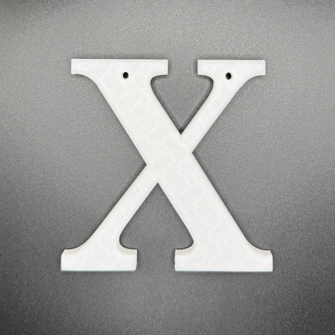 Blank Letters / Numbers - 10 x 10 cm