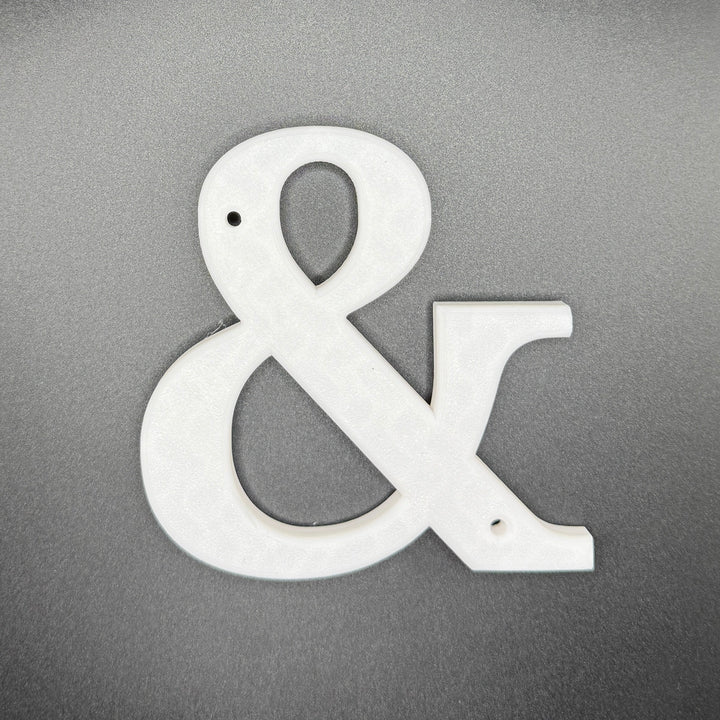 Blank Letters / Numbers - 10 x 10 cm