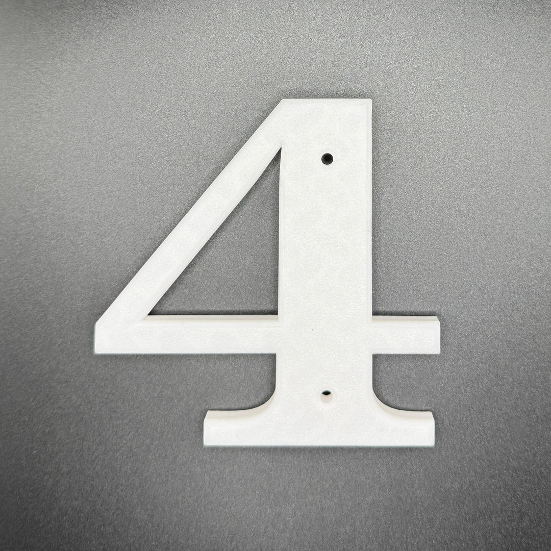 Blank Letters / Numbers - 10 x 10 cm