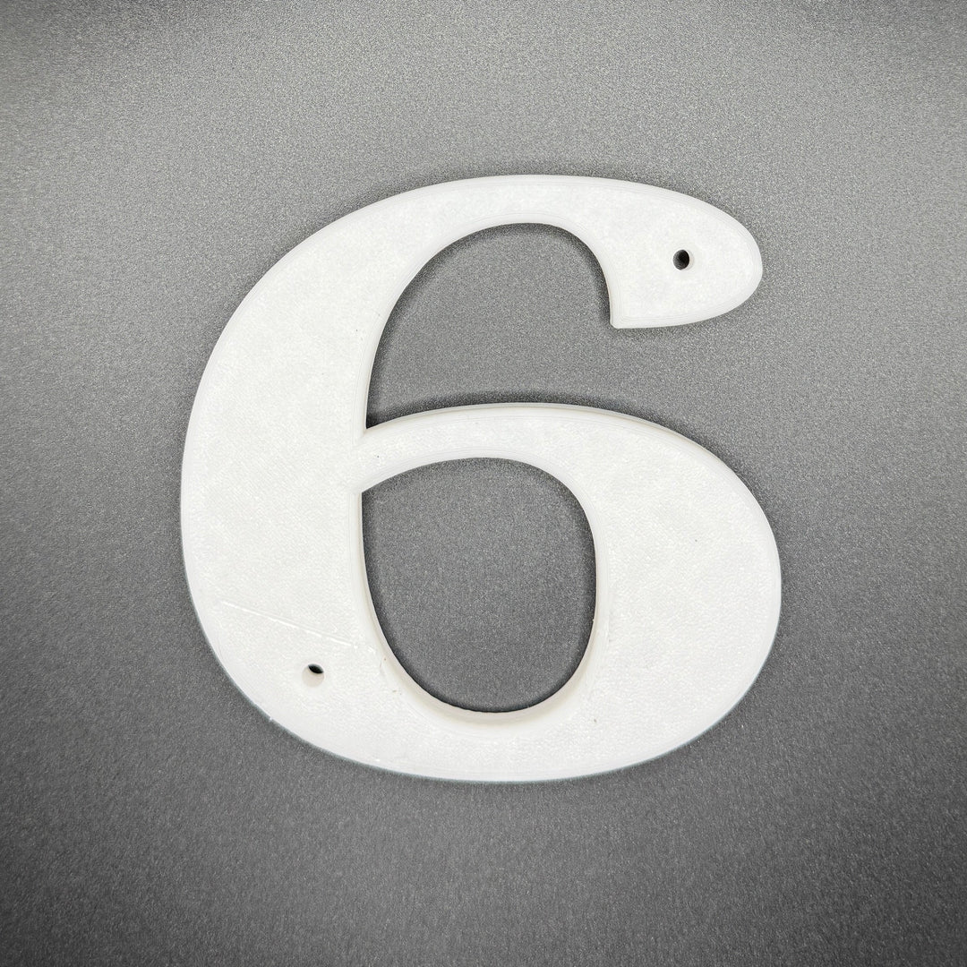 Blank Letters / Numbers - 10 x 10 cm