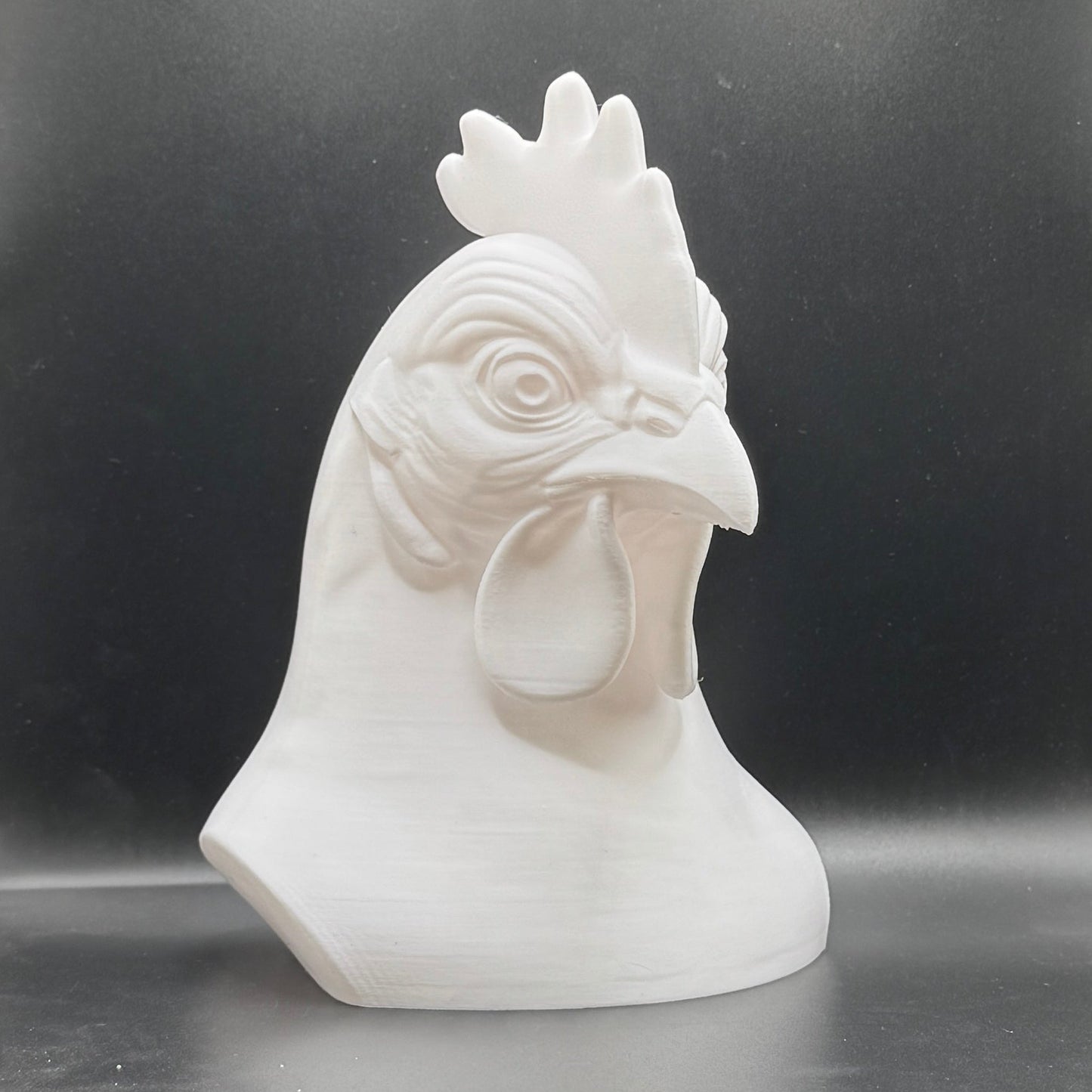 Chicken Head – Hand Painted